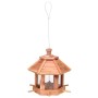 Mangiatoia per uccelli 26 x 26 x h 27 cm in Legno