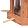 Mangiatoia per uccelli 26 x 26 x h 27 cm in Legno
