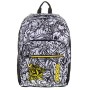 Zaino Extra Fit Seven Black&White, 31 Lt, Giallo, Doppio Scomparto, con 3 pennarelli per tessuto !