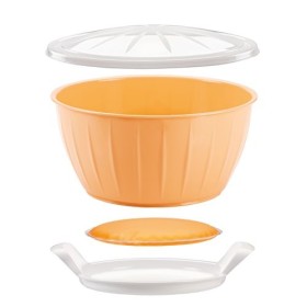 Tescoma 630381 DELICIA Ciotola per Lievitazione con Gel Riscaldante, Ø 26 cm, Plastica, Giallo