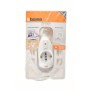 BTicino 3632DB Prolunga BTRE Safe, Spina 10 A, 2 Prese Bipasso, 10/16 A, 1 Presa P30, Interruttore Automatico Luminoso di Sicure