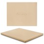 Unicook 38,1 cm rettangolare in ceramica pizza Grilling Stone, pietra refrattaria, perfetto per forno, barbecue e grill, 38,1 