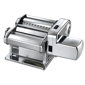 Marcato Atlasmotor - Macchina per Pasta con Motore, Acciaio Inossidabile, Cromato, 32 x 20 x 25,4 cm