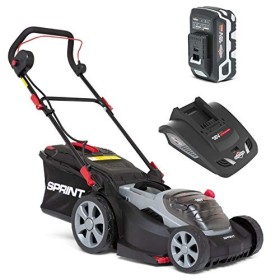 Sprint Rasaerba 370P18V a 18V agli Ioni di Litio A Batteria, Larghezza Taglio 37cm, Incluso 1 Batteria da 5Ah e Caricabatteria, 