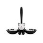 Alessi Tigrito AMMI09 B Ciotola per Animali di Design, Acciaio Inox 18/10 e Resina Termoplastica, Nero