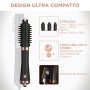 Rowenta CF9620F0 Ultimate Experience Spazzola modellante ad aria professionale con programmi, setole naturali, rotazione e grigl