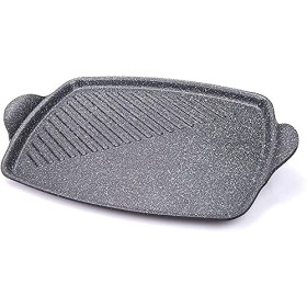 Moneta Gusto Griglia Rettangolare, Alluminio, Nero, 35x25 cm
