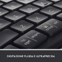 Logitech ERGO K860 Tastiera Split Wireless Ergonomica con Supporto per i Polsi, Digitazione Comoda, Tessuto Antimacchia, Windows