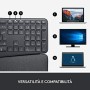 Logitech ERGO K860 Tastiera Split Wireless Ergonomica con Supporto per i Polsi, Digitazione Comoda, Tessuto Antimacchia, Windows