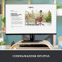 Logitech ERGO K860 Tastiera Split Wireless Ergonomica con Supporto per i Polsi, Digitazione Comoda, Tessuto Antimacchia, Windows