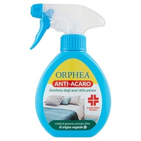 Orphea Salvalana Antiacaro, Spray Disinfestante da Usare in Camere da Letto, su Materassi, Cuscini, Divani e Coperte. Non Macchi