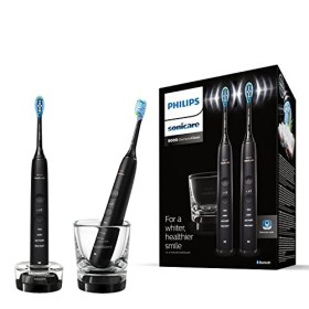 Philips Sonicare DiamondClean 9000 HX9914/54 2 Spazzolini Elettrici Sonici, Connessi all'App, adatti per Una Pulizia Profonda, c