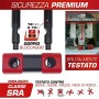 RADIKAL RK75 Lucchetto Antifurto Moto Bloccadisco Mini U, Sicurezza Premium Omologata Sra, Acciaio Cementato ø18, 48x75