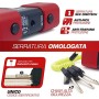 RADIKAL RK75 Lucchetto Antifurto Moto Bloccadisco Mini U, Sicurezza Premium Omologata Sra, Acciaio Cementato ø18, 48x75