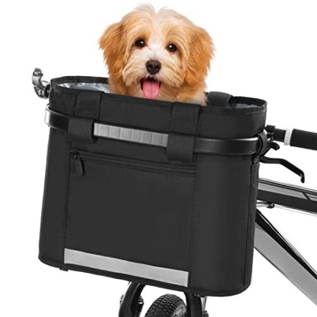 Docooler Cestino Anteriore Bici Staccabile Animale Domestico Vettore Lega di Alluminio