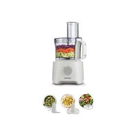Kenwood FDP300WH MultiPro Compact Robot da Cucina, 800 W, 2.1 Litri, 1 Decibel, Bianco