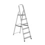 Scala alluminio Everest 6 gradini Per uso domestico e bricolage Portata max 150 kg.