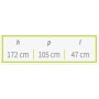 Scala alluminio Everest 6 gradini Per uso domestico e bricolage Portata max 150 kg.