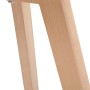 EGGREE Set di 4 Tulip Pranzo/Ufficio Sedia con Gambe in Faggio Massiccio, Sedie Senza Braccia Imbottita di Design per Il Massimo
