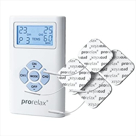 prorelax TENS+EMS Duo - Dispositivo elettrostimolatore, 2 terapie con un dispositivo
