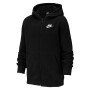 Nike NILCO NS FZ Club sotto Giacche sotto Giacche per Bambini, Unisex Bambini, Black/Black/White, L