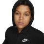 Nike NILCO NS FZ Club sotto Giacche sotto Giacche per Bambini, Unisex Bambini, Black/Black/White, L