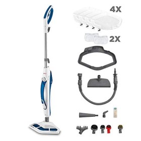 Polti Vaporetto SV460_Double Scopa Vapore Doppia Funzione con Pulitore Portatile, Spazzola Vaporforce, 17 Accessori, Uccide ed E