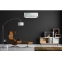 Argo Chic Silver Termoventilatore Ceramico a Parete, 2000 watt, Con Timer Settimanale, Argento
