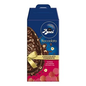 Baci Perugina Scatola Uovo di Cioccolato Fondente Extra con Nocciole  370 Grammi