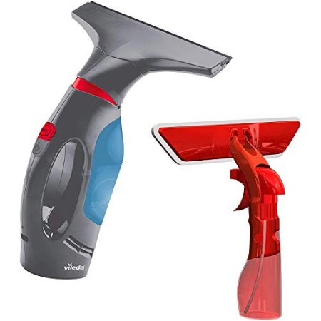 Vileda Windomatic Power Blue Aspiratore per finestre, K.A, mit Spray Einwascher
