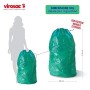 Virosac Gransacco -kKit 2 confezioni in rotolo da 10 sacchi verdi 80x115  antigoccia, maniglie estraibili