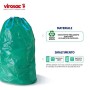 Virosac Gransacco -kKit 2 confezioni in rotolo da 10 sacchi verdi 80x115  antigoccia, maniglie estraibili