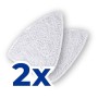 Vileda Steam Scopa a Vapore con 2 Panni in Microfibra, Filo di 6 m, per Pavimenti, per Parquet, per Tappeti, 1550 W, 0.4 Litri, 