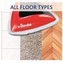 Vileda Steam Scopa a Vapore con 2 Panni in Microfibra, Filo di 6 m, per Pavimenti, per Parquet, per Tappeti, 1550 W, 0.4 Litri, 