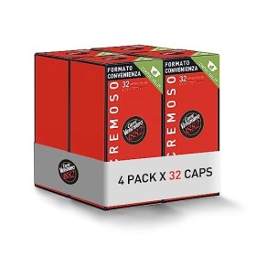 Caffè Vergnano 1882 Capsule Caffè Compatibili Lavazza a Modo Mio Compostabili, Cremoso, 128 Unità - 1 kg
