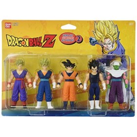 Bandai– Dragon Ball Z – Set di 5 personaggi – Set Eroi, Modelli assortiti, 1 Pezzo