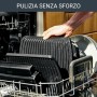Rowenta GR702D Optigrill Bistecchiera, 2000 W, Modalità  Tostiera, 6 Programmi di Cottura Automatici, Nero/Argento, 40.4 x 37.