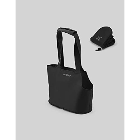 United Pets Lazy Dog Borsa Trasportino per Cani, di Design, Leggera, Pieghevole, Nero