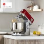 Kenwood KMX750RD Impastatrice Planetaria Kitchen Machine kMix, Robot da Cucina Mixer, 1000 W, 5 Litri, Acciaio, Plastica, Rosso