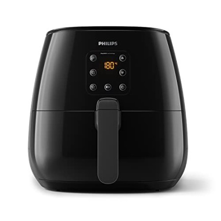 Philips Airfryer XL HD9260/90 Friggitrice ad aria, 1900W, capacità 1,2 Kg, Con schermo digitale