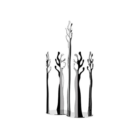 Alessi Mediterraneo ESI19 Portabicchieri a Due Scomparti, Acciaio, Inox, Argento (Lucido), 1 Unità
