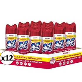 ACE Spray Igienizzante a Secco, Cartone Da 12 Spray 300ml