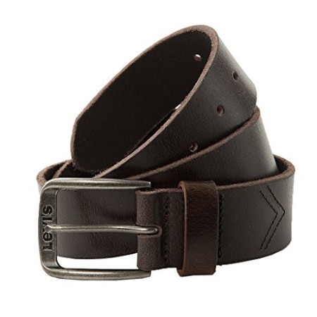 LEVIS FOOTWEAR AND ACCESSORIES - Alturas, Cintura Uomo, Marrone (Dark Brown), 110 cm (Taglia Produttore: 110)