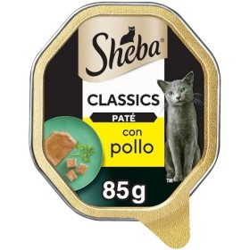 Sheba Paté Classics, Cibo per Gatto con Pollo - 22 Vaschette da 85 g, Totale: 1870 g