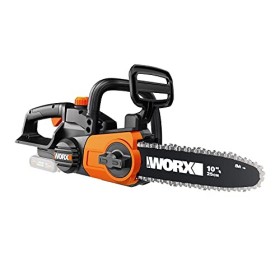 Worx WG322E.9 Elettrosega Sega da Giardino a Batteria 20V Motosega Elettrica da Potatura, Diam. 25 cm - Solo Corpo macchina