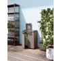 Keter Armadio per la Raccolta Differenziata Split Recycling Basic da Interno ed Esterno, Grigio, Montato Misura 68 x 39 x 85 cm
