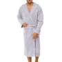 Schiesser Bademantel Accappatoio, Grigio (Grigio Chiaro 204), 58 Uomo