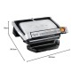 Grill elettrico Tefal GC702D, 2000 W (visualizzazione automatica del livello di cottura, 6 programmi preimpostati, in acciaio in