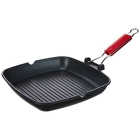 Lagostina Linea Rossa Grill, Alluminio Antiaderente, Nero, 28 cm