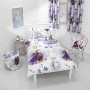 Frozen 2 - Copripiumino per letto singolo, reversibile, double-face, motivo: Anna, Elsa e Olaf, con federa, colore: Bianco
